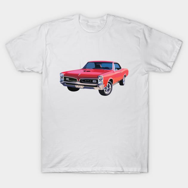 Pontiac GTO 1967 T-Shirt by zemluke